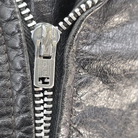 Collectible 50s British Mfg Co. Wind Cheater D-pocket motorcycle jacket (flaws) - Picture 14 of 16